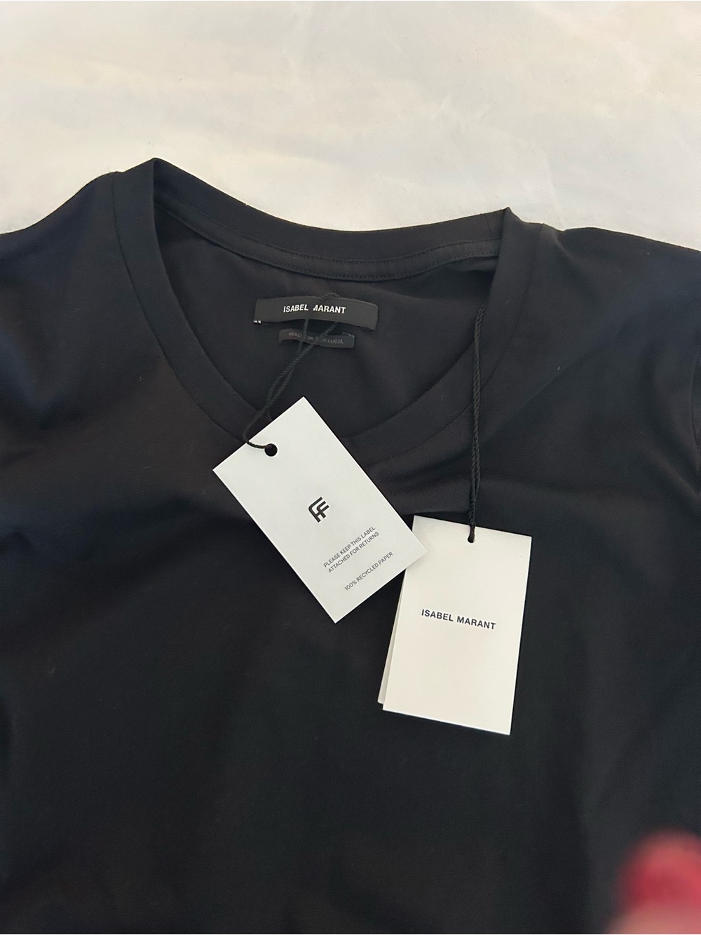 Isabel Marant Black Long Sleeve Tee